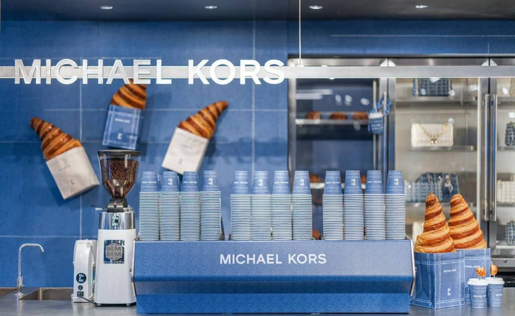 MICHAEL KORS collaborated with Shanghai-based artisan bakery BAsDBAN for a Denim Pop-Up Bakery in April 2024. Photo: MICHAEL KORS