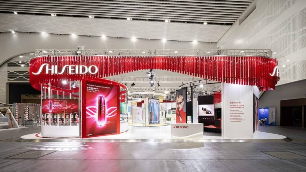 Japanese beauty brand Shiseido at China International Consumer Products Expo